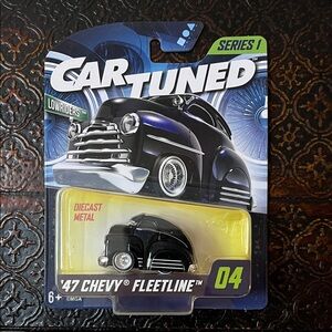NWT CAR TUNED Series 1 
'47 Chevy Fleetline Diecast Model - Black